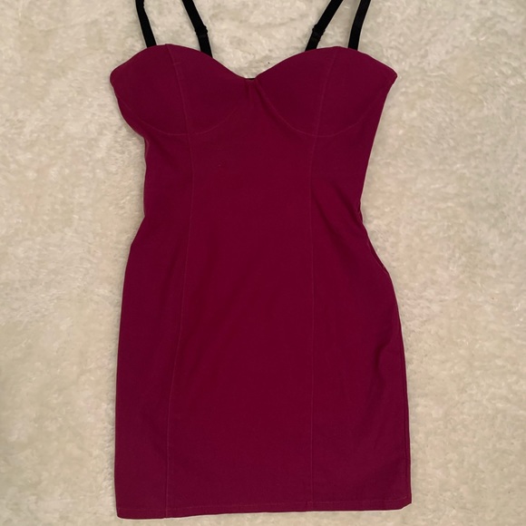 GUESS maroon mini dress - Picture 6 of 8